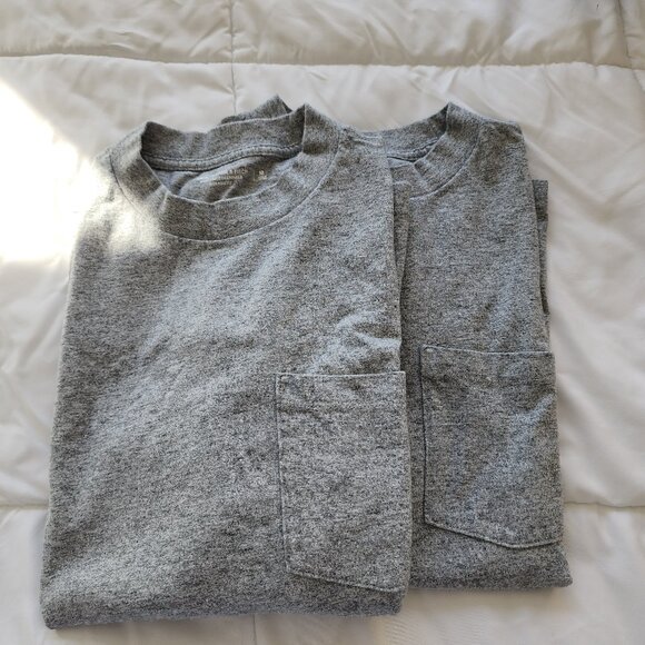 Soft A&F Essentials Oversized Pocket Tees (Pack of 2) - M - Picture 1 of 8